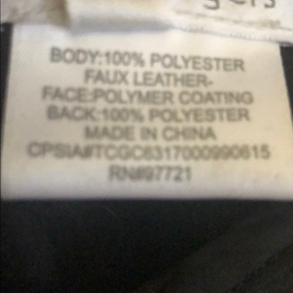 Black Dress with Leather Panels and Mesh - Picture 3 of 6